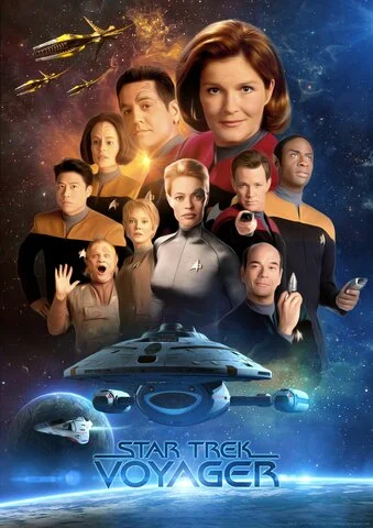 Звездный путь: Вояджер - постер сериала